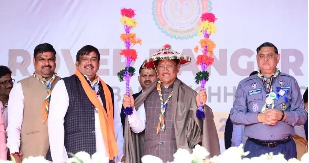 छत्तीसगढ़ में पहली बार राष्ट्रीय रोवर-रेंजर जंबूरी का भव्य समापन: सीएम विष्णुदेव साय ने युवाओं को दी प्रेरणा, कहा – स्काउटिंग जीवन का आधार
