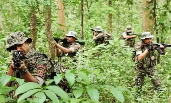 बीजापुर जंगलों में बड़ा झटका: 12 नक्सली ढेर, AK-47 और INSAS सहित हथियार बरामद!