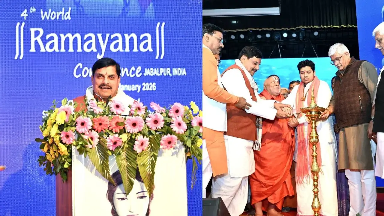 जबलपुर में वर्ल्ड रामायण कॉन्फ्रेंस का भव्य शुभारंभ: रामकथा के वैश्विक मंथन की शुरुआत